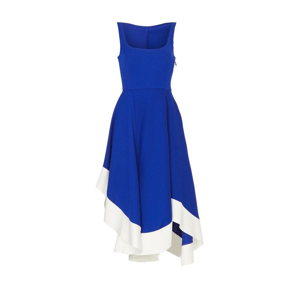 Esteban Cortazar Collective Blue Flamenco Dress Size‎ 14
